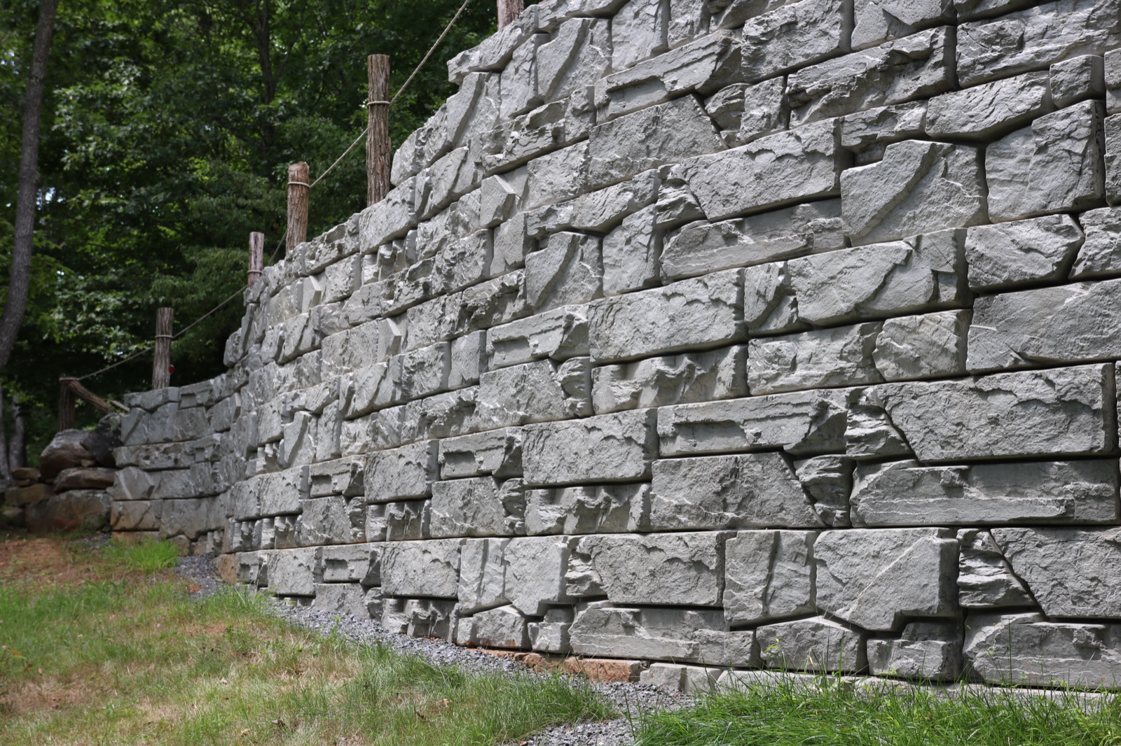 VertiCore retaining wall project