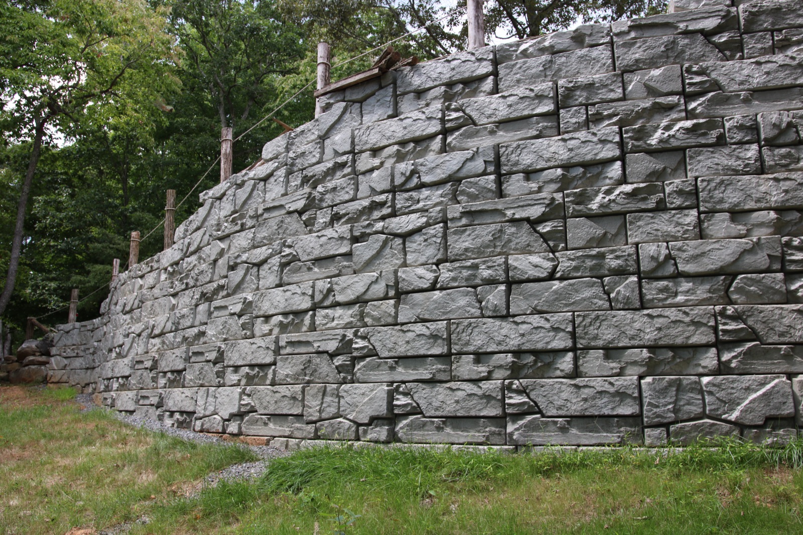 VertiCore retaining wall project